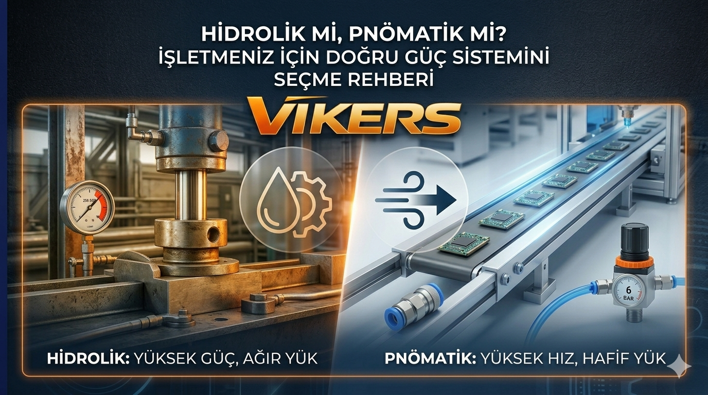 Hidrolik mi, Pnömatik mi? İşletmeniz İçin Doğru Güç Sistemini Seçme Rehberi