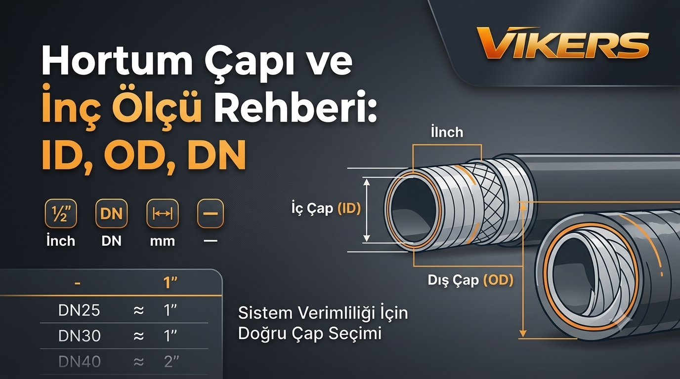 Hortum Çapı ve İnç Ölçü Rehberi: ID, OD, DN